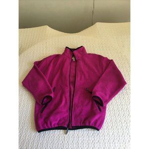 London Fog Womens Medium Pink Jacket Soft Fleece Zippered Full Zip Pockets